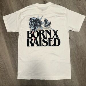 BORN X RAISED On The Turf Blue Thorn T Shirt Mens Size M
